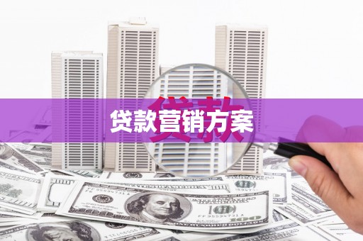 迁安市贷款营销方案