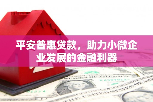 迁安市平安普惠贷款，助力小微企业发展的金融利器