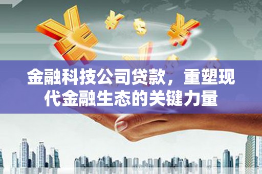 迁安市金融科技公司贷款，重塑现代金融生态的关键力量